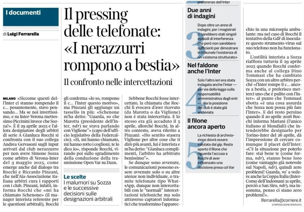 claudeherou2's tweet photo. Anni di #MarottaLeague,

di decisioni arbitrali impossibili e sempre a loro favore

Anni in cui tutti i tifosi sono stati presi per il culo, da questa mafia calcistica che non conosce vergogna di nome #inter

Ora è necessario ristabilire la legalità del campionato facendo pulizia https://t.co/QzDZMuI8zS