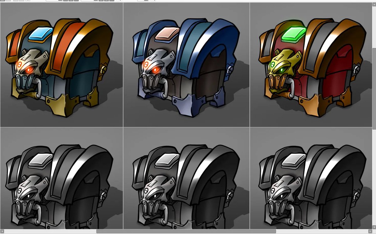 masterROBOMAN's tweet photo. Here's a full process Part 3/3 Color Searching and finishing https://t.co/VxqkG7shAv
