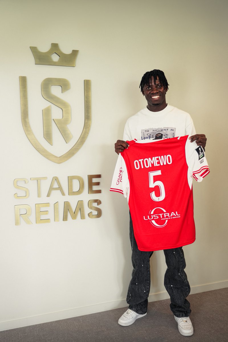 StadeDeReims's tweet photo. Le Stade de Reims est heureux d’accueillir John Otomewo 🇳🇬