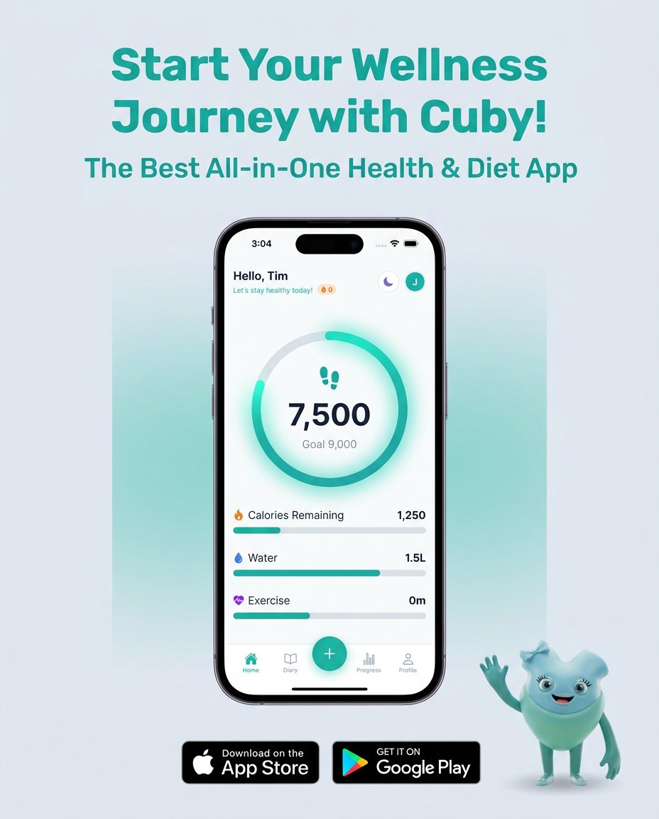 cubyapp's tweet photo. Your 1-hour workout is only 5% of your daily burn. The real secret? NEAT—the 350+ calories you burn from small movements all day. Track your NEAT automatically with Cuby's step counter. Download in bio. https://t.co/re1cxP1vb3