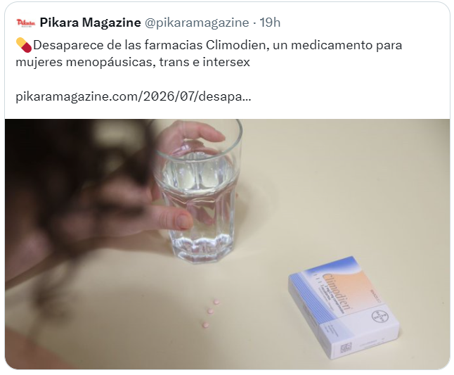 generoenaccion's tweet photo. "Mujeres menopáusicas" no. Mujeres "con" o "en la" menopausia, no es algo inherente a la persona, no es todo lo que son es algo que les sucede. Es como "personas discapacitadas" o "mujeres ciegas". Es una forma de discriminación sexista por #cosificación. #EstoNoVaDeVocales https://t.co/0RBXlbiMft