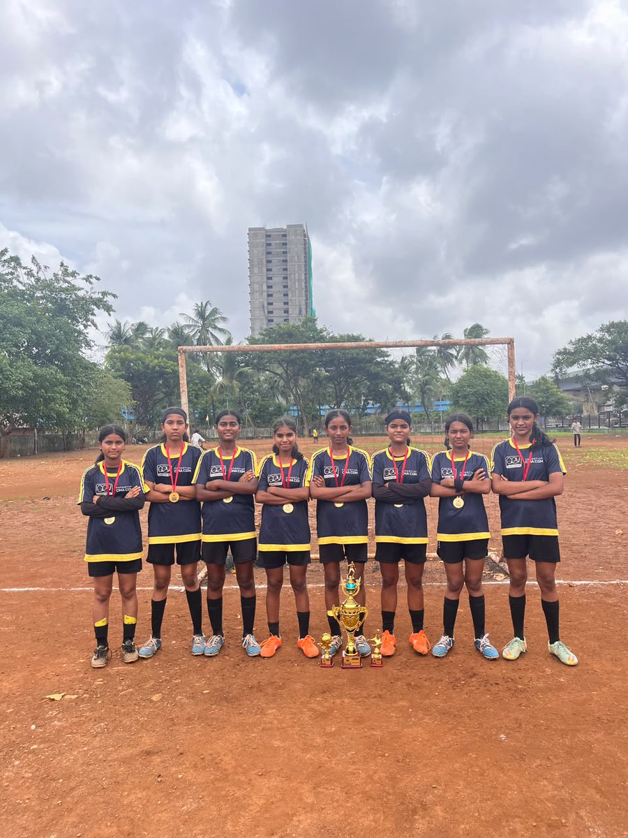 CRYINDIA's tweet photo. Football finals are almost here... but our favourite champions have already lifted the trophy. 🏆⚽

Congratulations to our U-16 girls' team from DI Chembur on winning their 7th football tournament, competing against 10 teams! https://t.co/95XVZoN4od