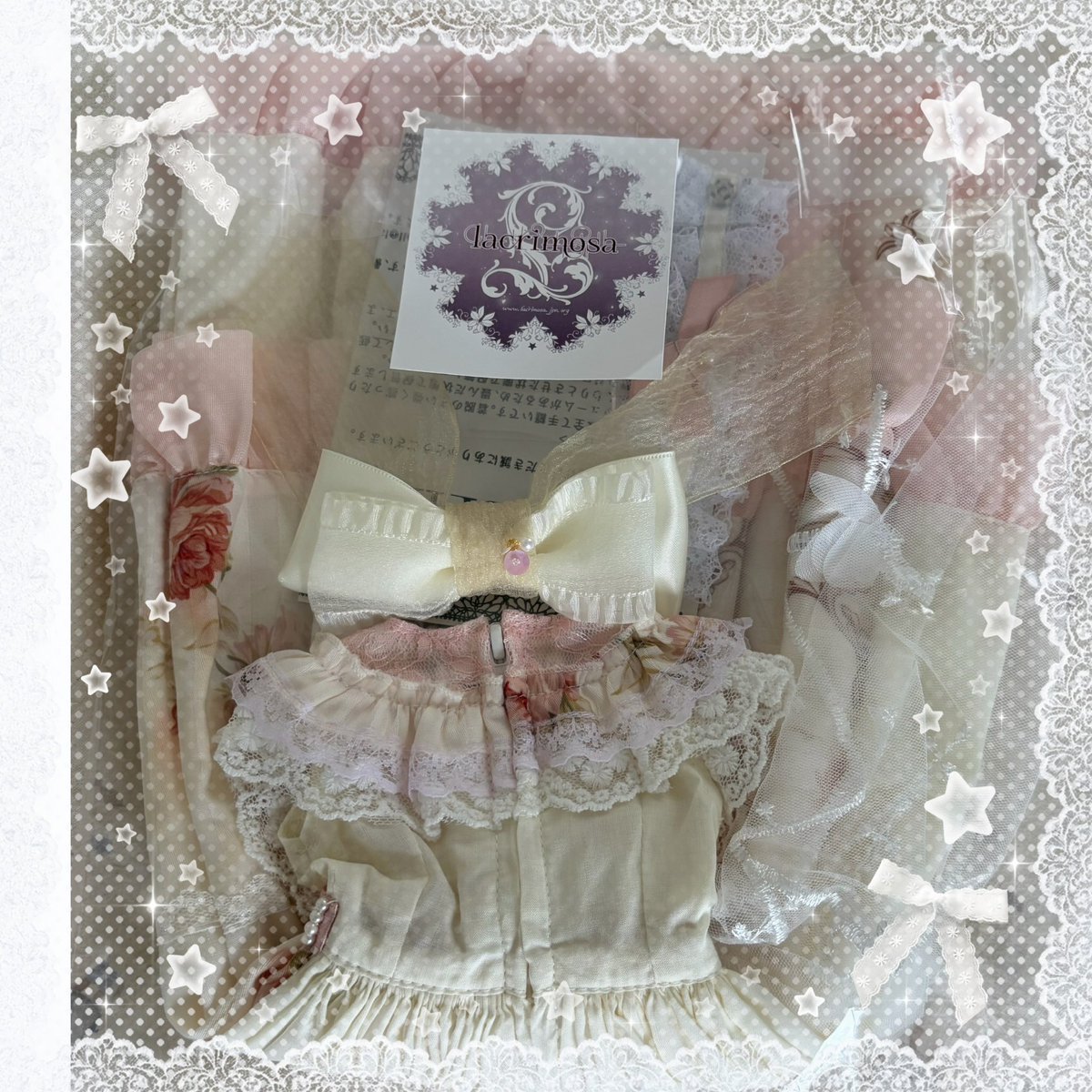 11Yosano's tweet photo. lacrimosa @doll_lacrimosa 様のドレスをご縁いただき、本日お迎えしました✨
大切に着せてお写真を撮りたいと思います🥹💕
本当に美しくて幸せすぎ…✨
素敵なご縁をありがとうございました https://t.co/QdgbfPZun9