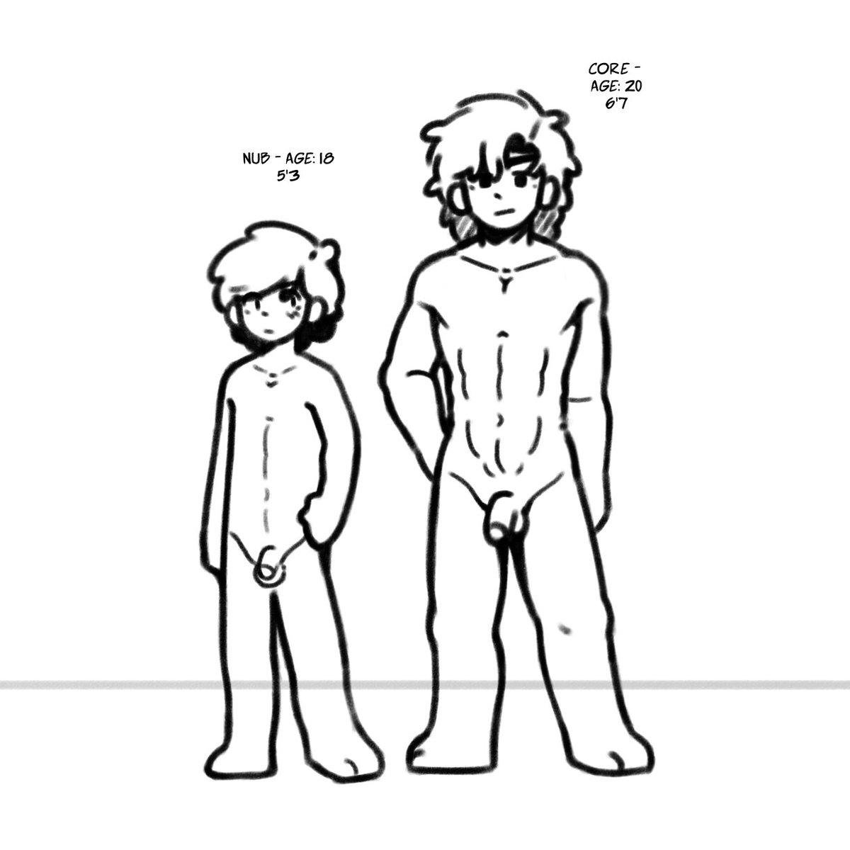 pinerac1's tweet photo. >^> Height charts https://t.co/EjIOO4ZCos