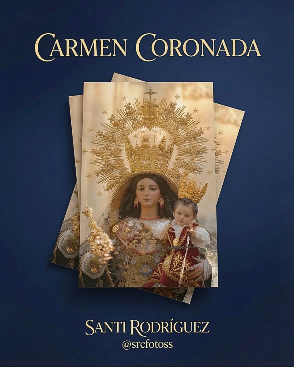 BCTCarmenMalaga's tweet photo. Durante la Procesión de Alabanza a Nuestra Señora del Carmen Coronada, nuestros componentes repartirán esta preciosa estampa con la que @srcfotoss supo inmortalizar la divina mirada de la Reina de los Mares. 🖼️🙏

📸 Santi Ramírez (@srcfotoss)

#suenaelcarmen https://t.co/gkZVoRrXDV