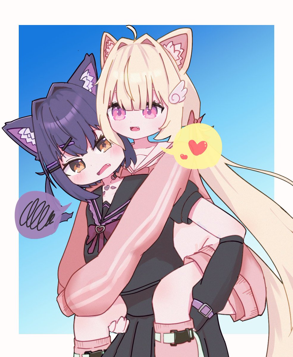 crea471's tweet photo. ショコラちゃんとシフォンちゃんのファンアートです https://t.co/kIOMFTajrH