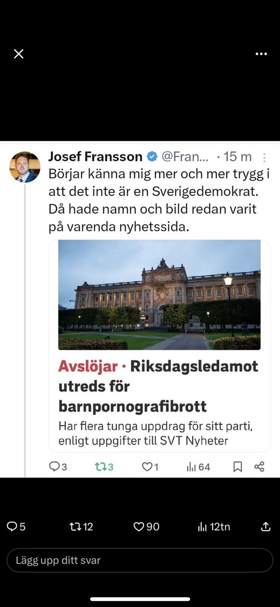 oscis's tweet photo. @jimmieakesson Självbilden: https://t.co/5hNm5fc78T