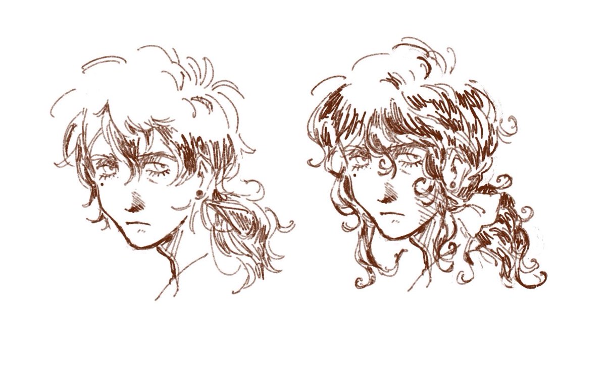 gonalive4ever's tweet photo. #hetalia Portugals canon hair and how I like to draw it. I’m starting to like canon more 🥲 https://t.co/OffUNrYdwJ