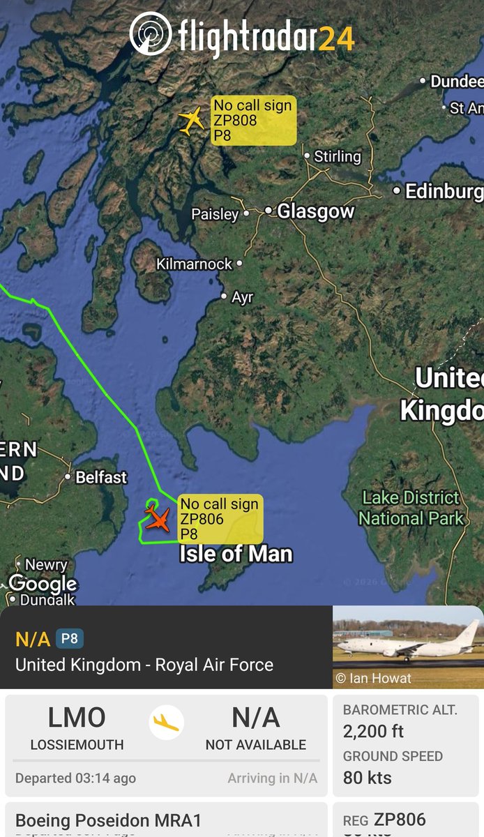 sipjack1776's tweet photo. 🇬🇧 Poseiden MRA1 2x
Out of Lossiemouth on an Irish Sea mission.
#43C91F/ZP808
#43C91D/ZP806
@Borrowed7Time @stunorth69 @ArmchairAdml https://t.co/Xu3QNDc4z6