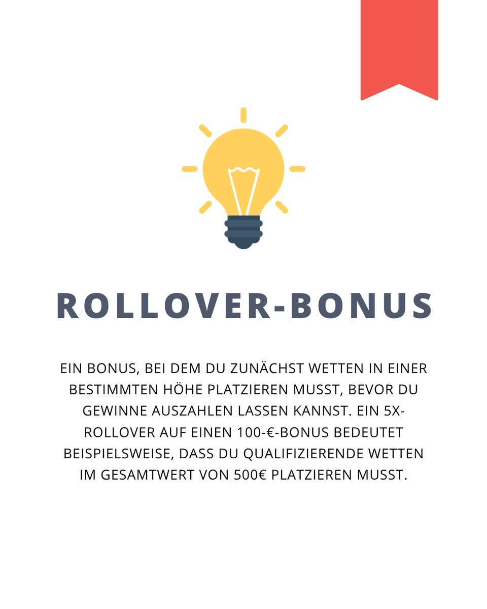 NinjabetD's tweet photo. Manchmal kann eine Rollover-Anforderung aus einem auf den ersten Blick attraktiven Bonus ein weniger lohnendes Angebot machen.

Deshalb recherchieren wir, analysieren die Angebote und zeigen dir, wie du das Beste aus ihnen herausholen kannst.

#ninjabet #matchedbetting https://t.co/pj1ISURXBu