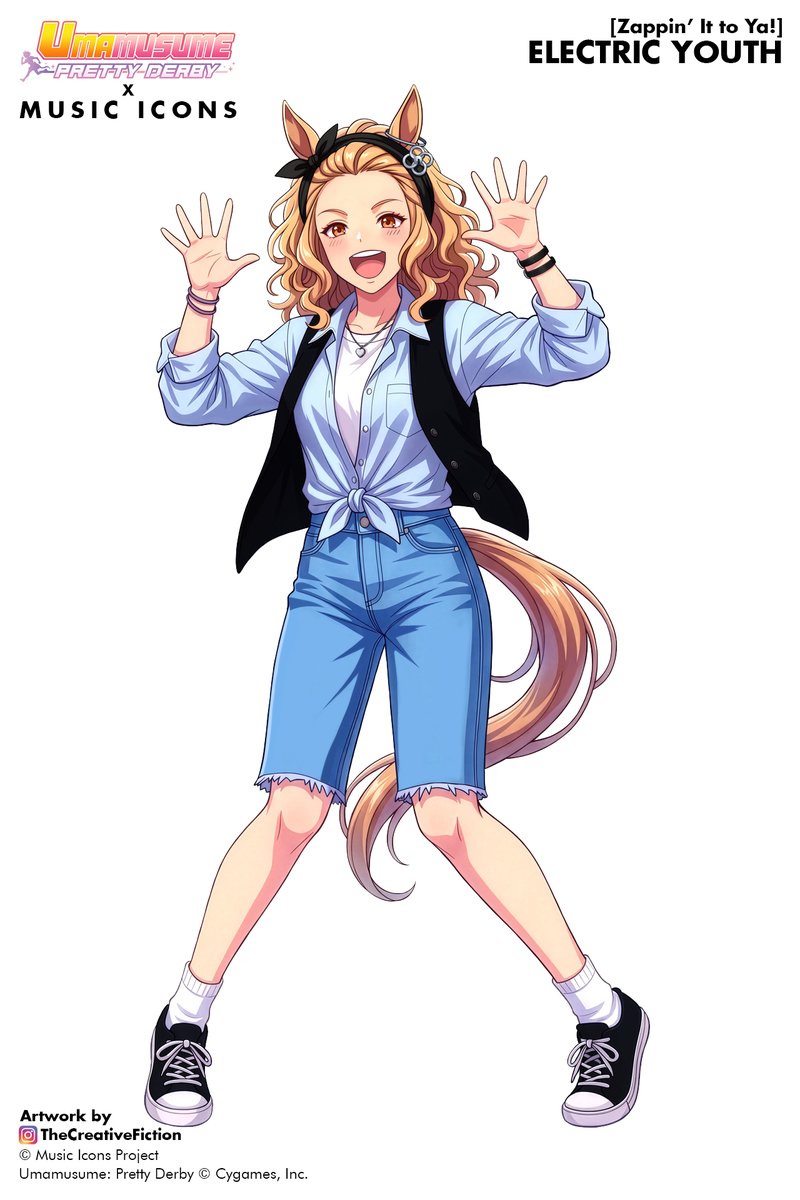 areaseven's tweet photo. Umamusume x Music Icons: Electric Youth - inspired by @DebbieGibson 

Artwork by @thecreativefiction 
#umamusume #ウマ娘 #debbiegibson #electricyouth #fanart https://t.co/ZiVMD9G2pG