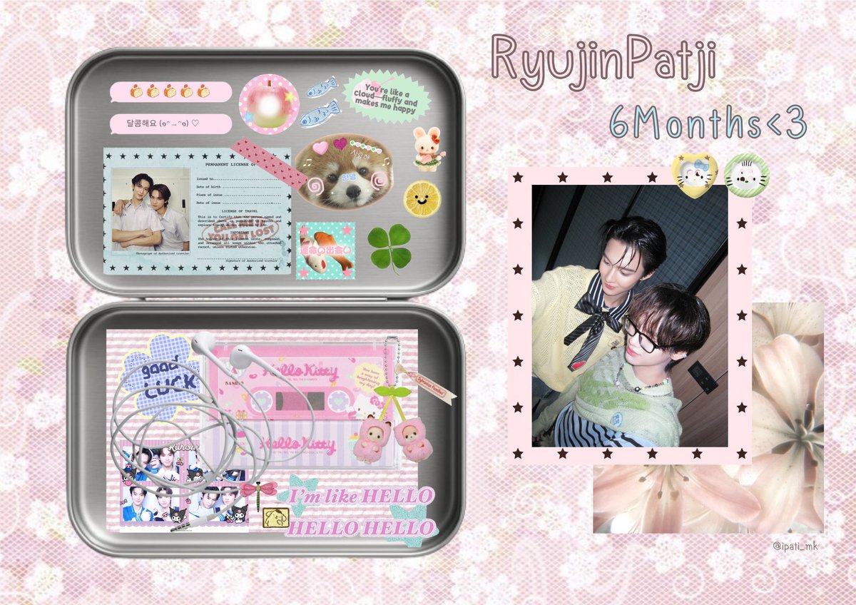 ipati_mk's tweet photo. 6️⃣ M : W #ryujinpatji  #ริวจินแพทจิ ครึ่งปีแร��วผ่านไปไวมากกแต่ก็ยังขอให้ริวแพทกินอิ่มนอนอุ่น มีสุขภายกายและใจที่ดีเหมือนเดิมในทุกๆเดือนและตลอดไปเยย 180วันที่ได้รักพวกอ้วรมาเทอร์ไม่เสียใจเลยสักวัน อยู่ดูแลกันไปนานๆเลยน้า 🤲🏻🌟🎀🍀

OUR HALF YEAR RYUJINPATJI
#180DaysWithRyujinPatji https://t.co/VxxF79j1kj