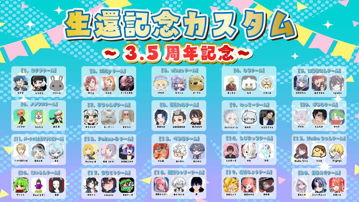 本日こちらのカスタム出場させていただきます～✌🏻🌟 創設3.5周年