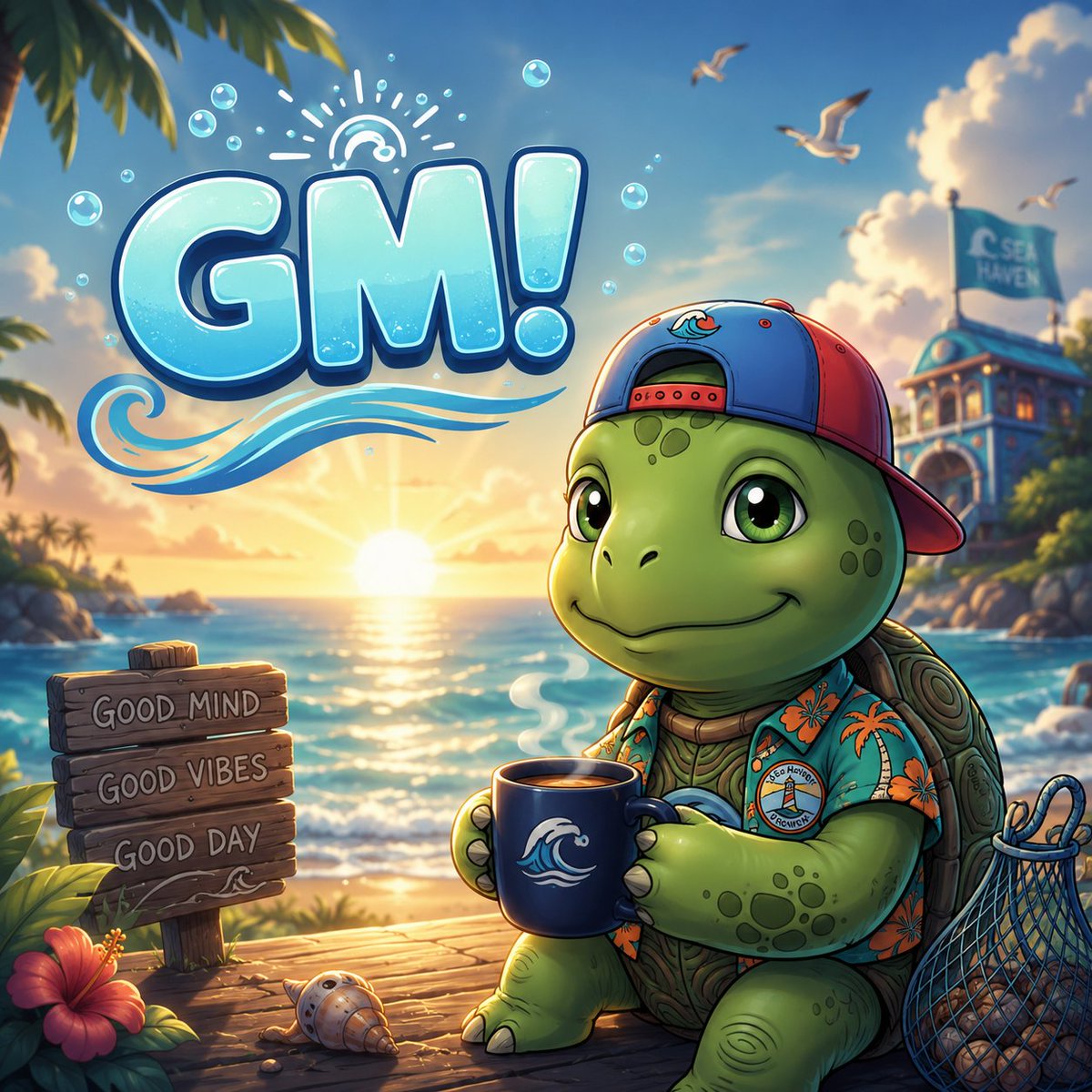 SeaHavenLife's tweet photo. GM, Sea Haven! ☀️🐢🌊
Every sunrise is a reminder that small actions create big waves. Stay consistent, stay kind, and keep building, your next win might be closer than you think.
Wishing everyone a productive day filled with good energy and positive vibes.
Drop a GM below and let's start the day together! 💙🌊