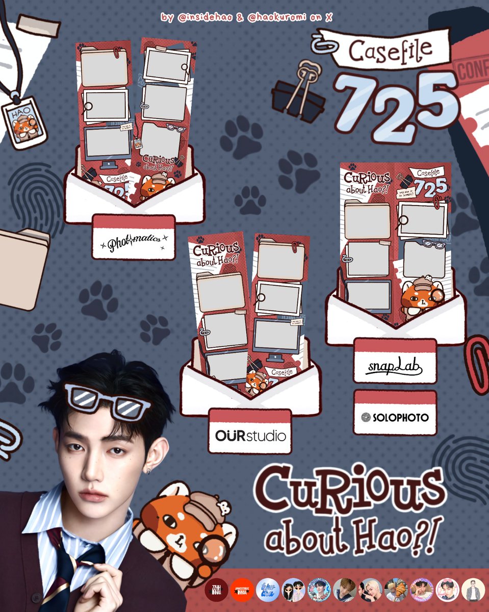puttyisme's tweet photo. 𝘼𝙧𝙚 𝙮𝙤𝙪 𝙘𝙪𝙧𝙞𝙤𝙪𝙨 𝙖𝙗𝙤𝙪𝙩 𝙃𝘼𝙊? 🧐

Case File 725 is now open!
Join #ZHANGHAO's birthday frame event and uncover what's inside 🔎👀

🗓️July 15 – August 6, 2026
📍Details on the poster!

Use #CaseFile725 to share your discoveries  📁

by @insidehao &amp; @haokuromi https://t.co/fV5NziNOlA