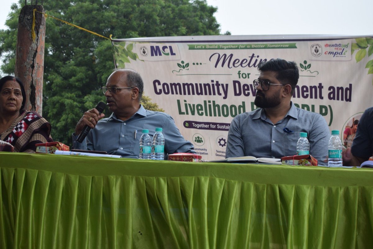 cmpdil's tweet photo. CMPDI holds Stakeholder Consultation and Awareness Programme on CDLP at Samaleswari OCP

CMPDI, Regional Institute‑VII, Bhubaneswar organised a Stakeholder Consultation and Awareness Programme at Samaleswari Open Cast Project (OCP) on 13th July, 2026 to publicise and support implementation of the Mining Plan & Mine Closure Guidelines–2025 issued by the Ministry of Coal, Government of India.

About 100 participants, including villagers, Panchayat representatives, Self‑Help Groups (SHGs) and other local stakeholders attended the programme and engaged actively in discussions on the Community Development and Livelihood Plan (CDLP). The session emphasised a people‑centric approach to mine closure, inviting participants to share development priorities, livelihood aspirations and community needs to inform sustainable post‑mining interventions.

Speakers highlighted the CDLP’s role in fostering community participation, promoting resilient livelihood options and ensuring scientific, long‑term planning for areas affected by mining. The consultation underscored that locally‑driven strategies and stakeholder ownership are critical to creating enduring socio‑economic benefits beyond the life of the mine.

Through such participatory engagements, CMPDI reaffirms its commitment to supporting the Ministry of Coal’s vision of integrating community participation, sustainable livelihoods and scientific planning into mine closure processes ensuring development outcomes that benefit present and future generations.

@kishanreddybjp @satishdubeyy @CoalMinistry @CoalIndiaHQ