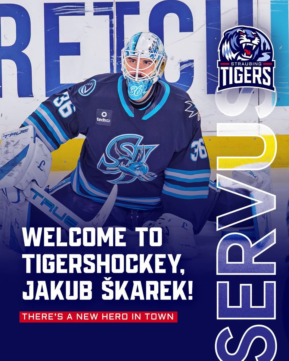 srtigersfans's tweet photo. Welcome to Straubing, Jakub Škarek 🙌

Der 26-jährige Tscheche wechselt aus der Organisation der San Jose Sharks nach Straubing. 🐯 

ℹ️ https://t.co/blzdZB0ht2

#tigershockey https://t.co/YQYilWAasQ