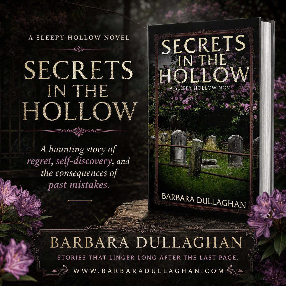 DullaghanBooks's tweet photo. Some secrets refuse to stay buried.
In Secrets in the Hollow, Barbara Dullaghan explores regret, self-discovery, and the lasting consequences of choices made long ago.

Discover Barbara Dullaghan’s work at https://t.co/mlqtZWkkP8

#BarbaraDullaghan #SecretsInTheHollow https://t.co/HnBdWXmXAg