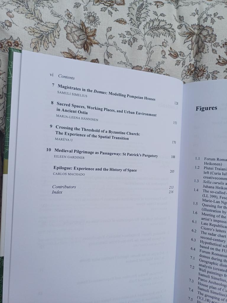 simelius's tweet photo. Got a new book! 

Many interesting chapters on experiencing space in the past, including chapters dealing with Roman administration and republicanism - one of them mine. https://t.co/zAPY5KHr0t
