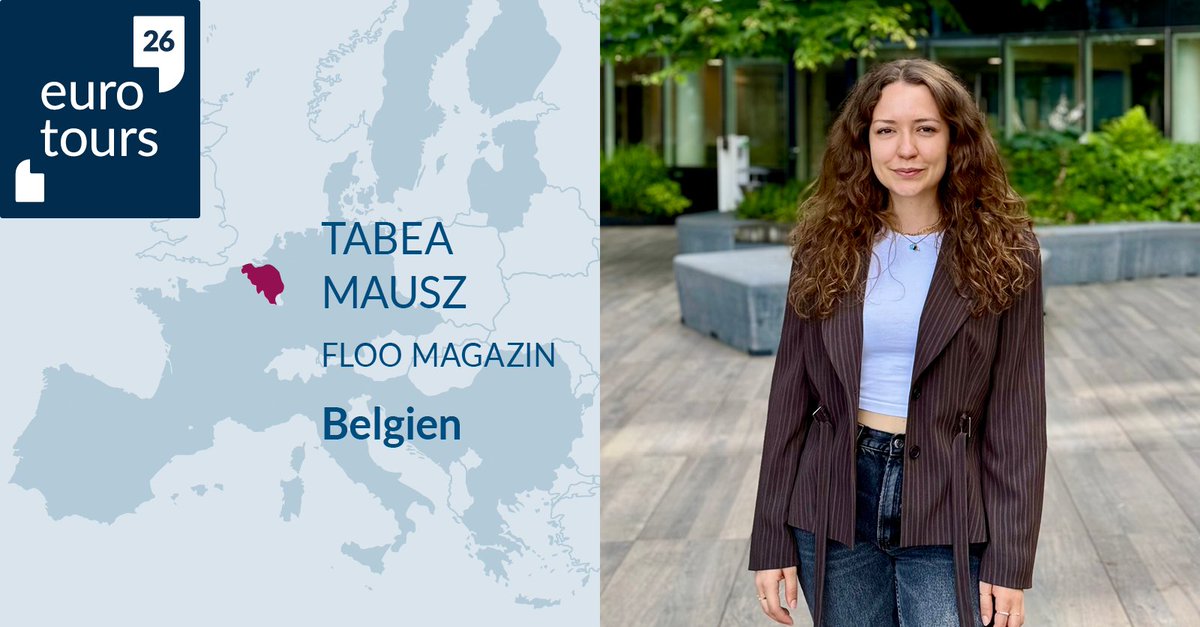 eurotours_eu's tweet photo. 🇧🇪Tabea Mausz vom floo.magazin wird für #eurotours2026 in Belgien recherchieren, wie menschenrechtskonforme KI möglich ist und wie verhindert werden kann, dass Algorithmen Frauen und andere von Diskriminierung betroffene Gruppen benachteiligen. https://t.co/F9jut20N5D