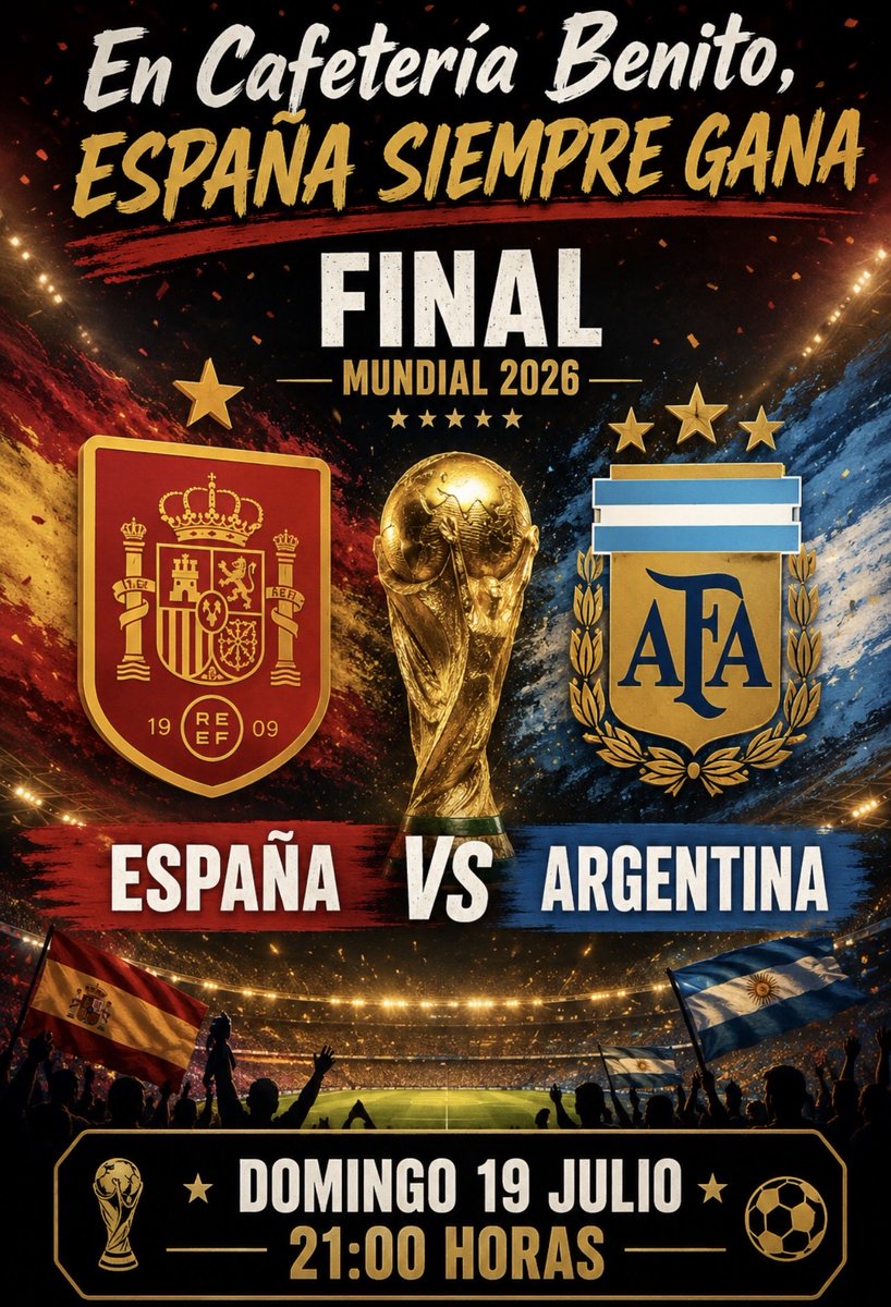 CafeteriaBenito's tweet photo. No te digo nada y te lo digo todo 🇪🇸⚽️ https://t.co/a9RJxLWD0s