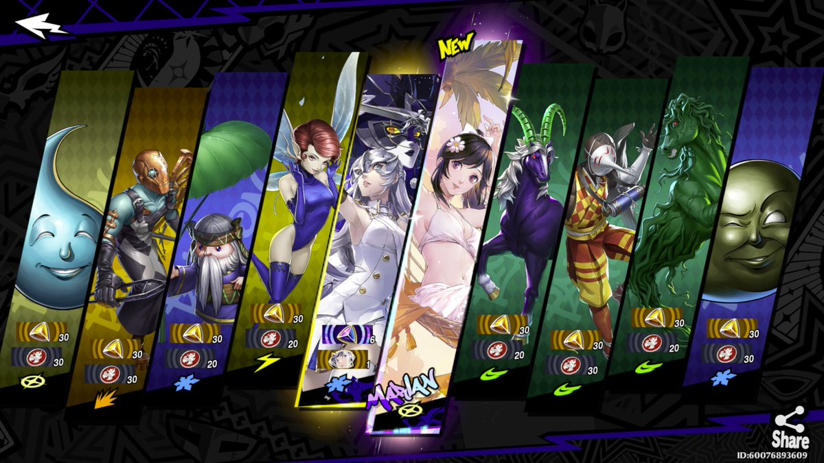 OTKHDDNEPTUNE's tweet photo. this persona game extremely free apparently only 50 pulls total https://t.co/V3Yk61wR71