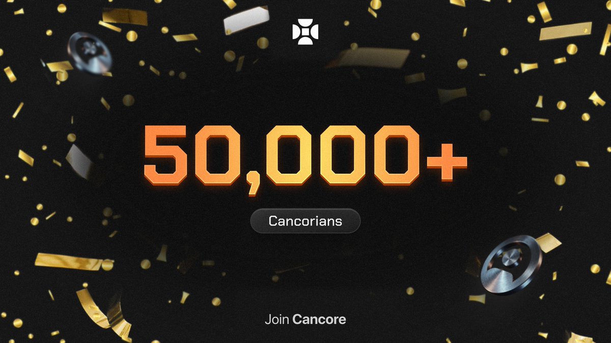 cancore_io's tweet photo. 50,000 Cancorians

More than 50,000 people are now part of the Cancore community – building, contributing and pushing us forward every day.

This is more than a number.
It’s the force behind everything we’re building.

And we can't wait to show you what comes next.