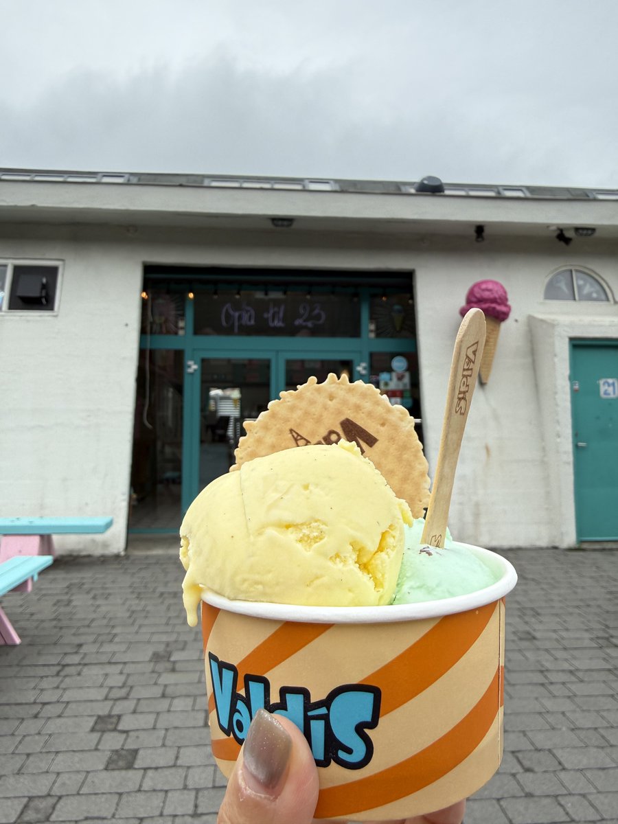 OTOOFUN's tweet photo. ついにあのZETAお気に入りのジェラート屋さん（vlogで夜に行っていた方）🍧 https://t.co/3B7LmvLnCq