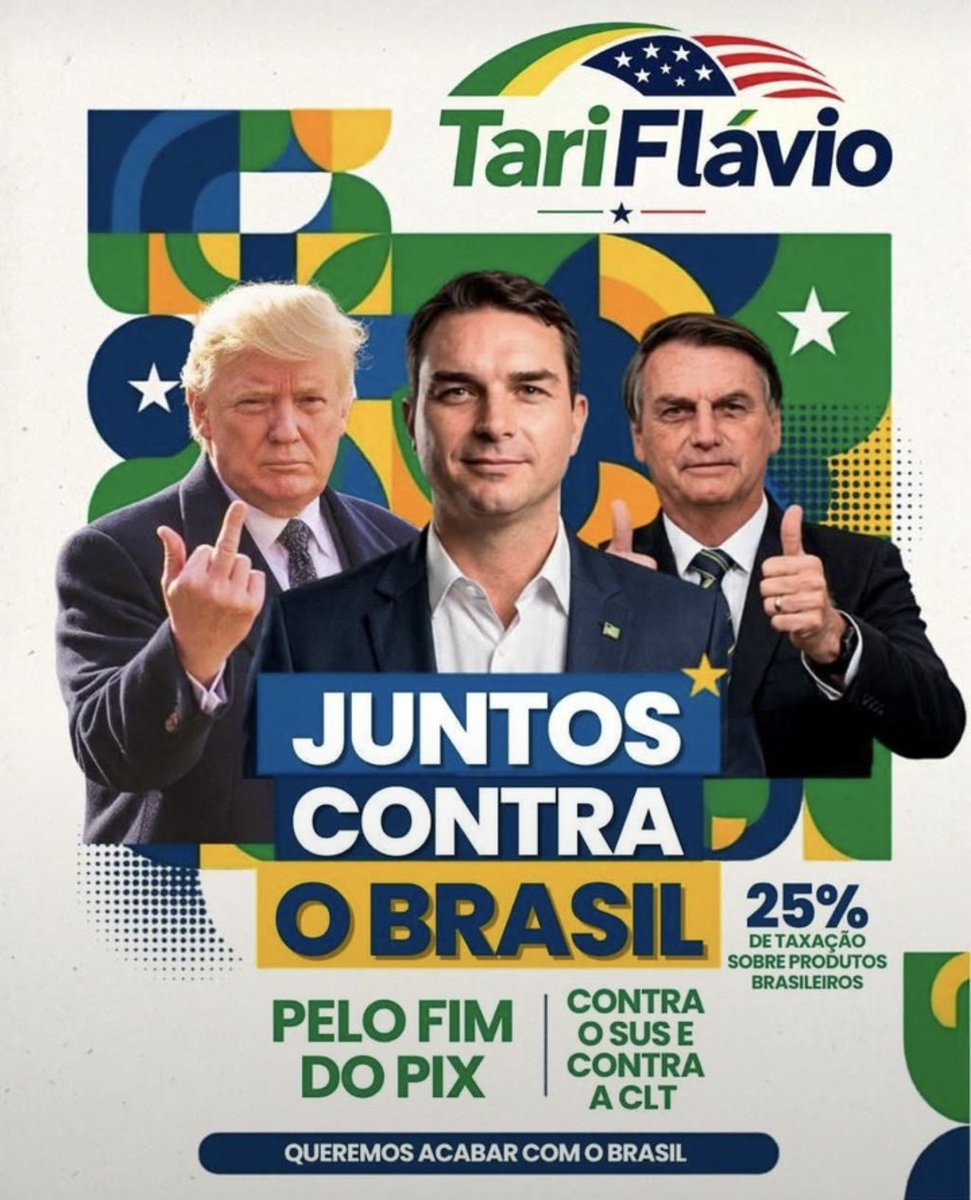 walteney's tweet photo. @SecRubio É lula em 2026 caralhooooooo. 
PIX É DO BRASIL
TARIFLÁVIO TAXOU VOCÊ 
DEFENDA O BRASIL 
BOLSONAROS INIMIGOS DO POVO https://t.co/7Y1BaoHZh6