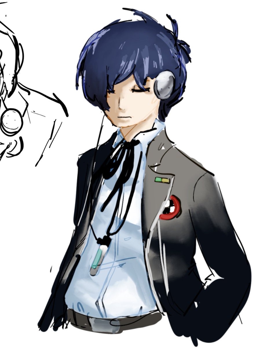 Fraxulim's tweet photo. kind of forgot i was an art account 

#persona3 #tboi #oc https://t.co/oU3TSKjwqf