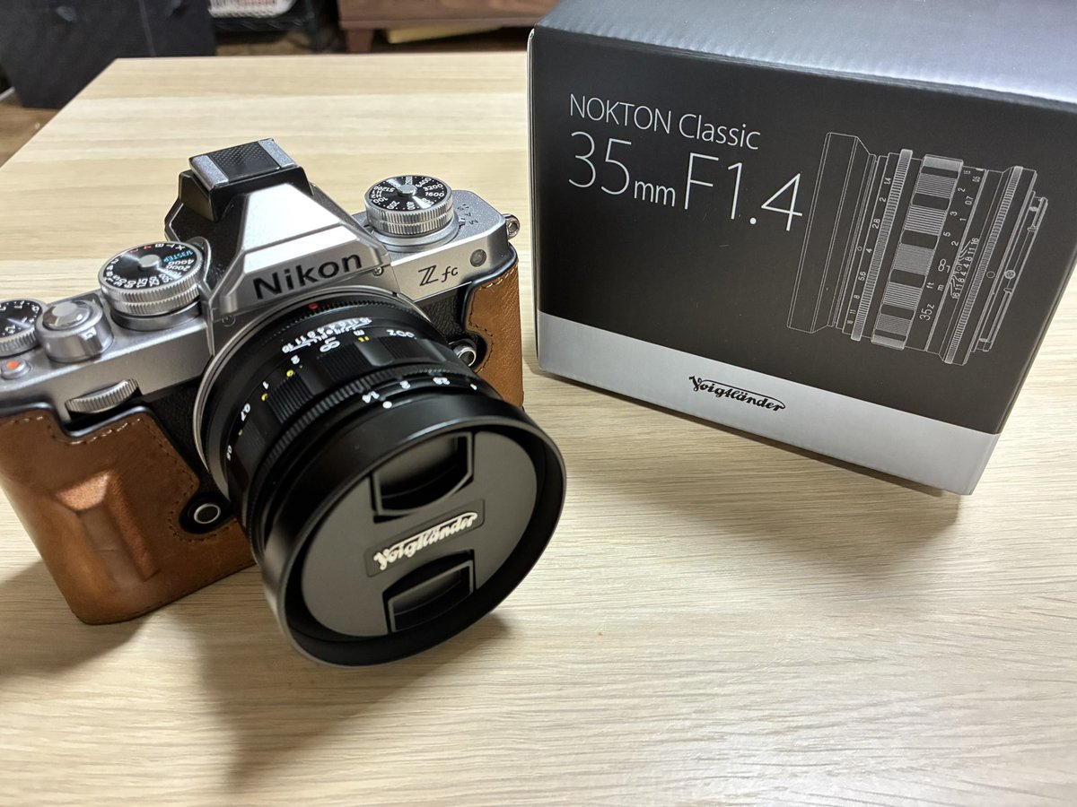 zhenzhidaye50's tweet photo. 初マニュアルフォーカスレンズ！📷
やばい、これは楽しい😆
#nikonzfc 
#voightlander https://t.co/M5t5TGGUZe