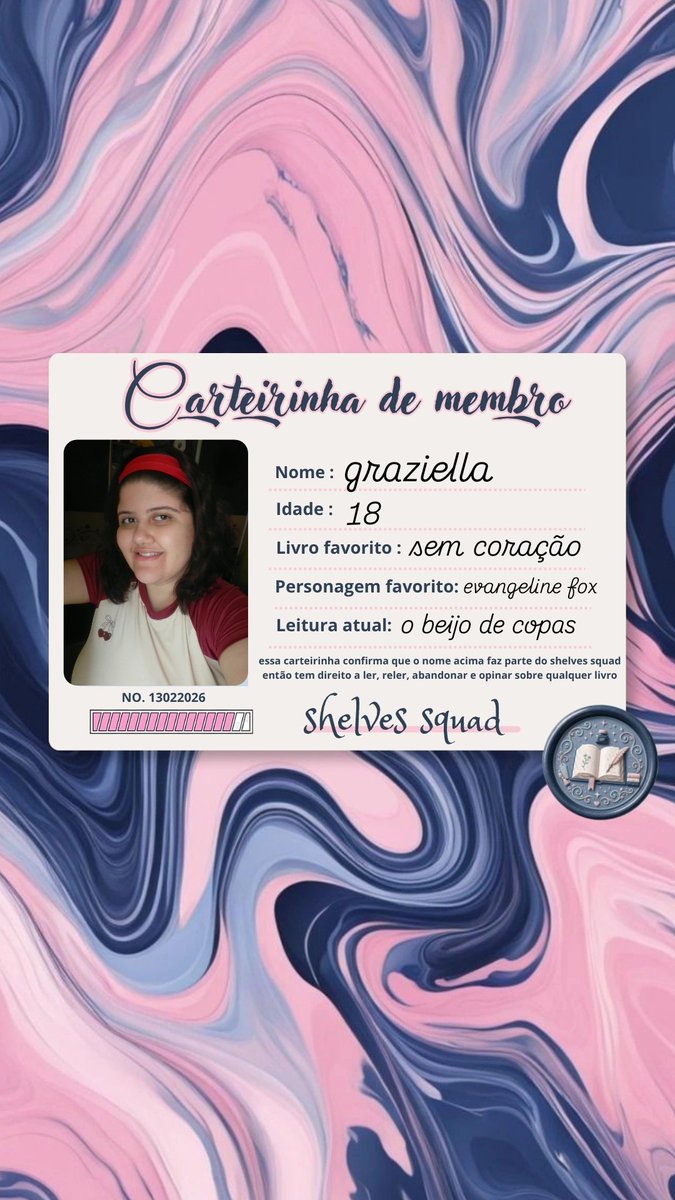 ellasreads's tweet photo. A carteirinha mais linda do @shelvesquad 🤌🏻🩷 https://t.co/33hREqtWPo