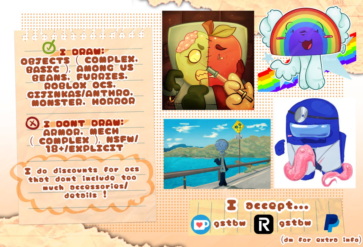 gst_bw's tweet photo. My commissions are open! please dm me on tiktok/discord for more info ! #commissionㅤ #commission_art #objectshows #amongus #osc #objectshow https://t.co/RbHlICxwSK