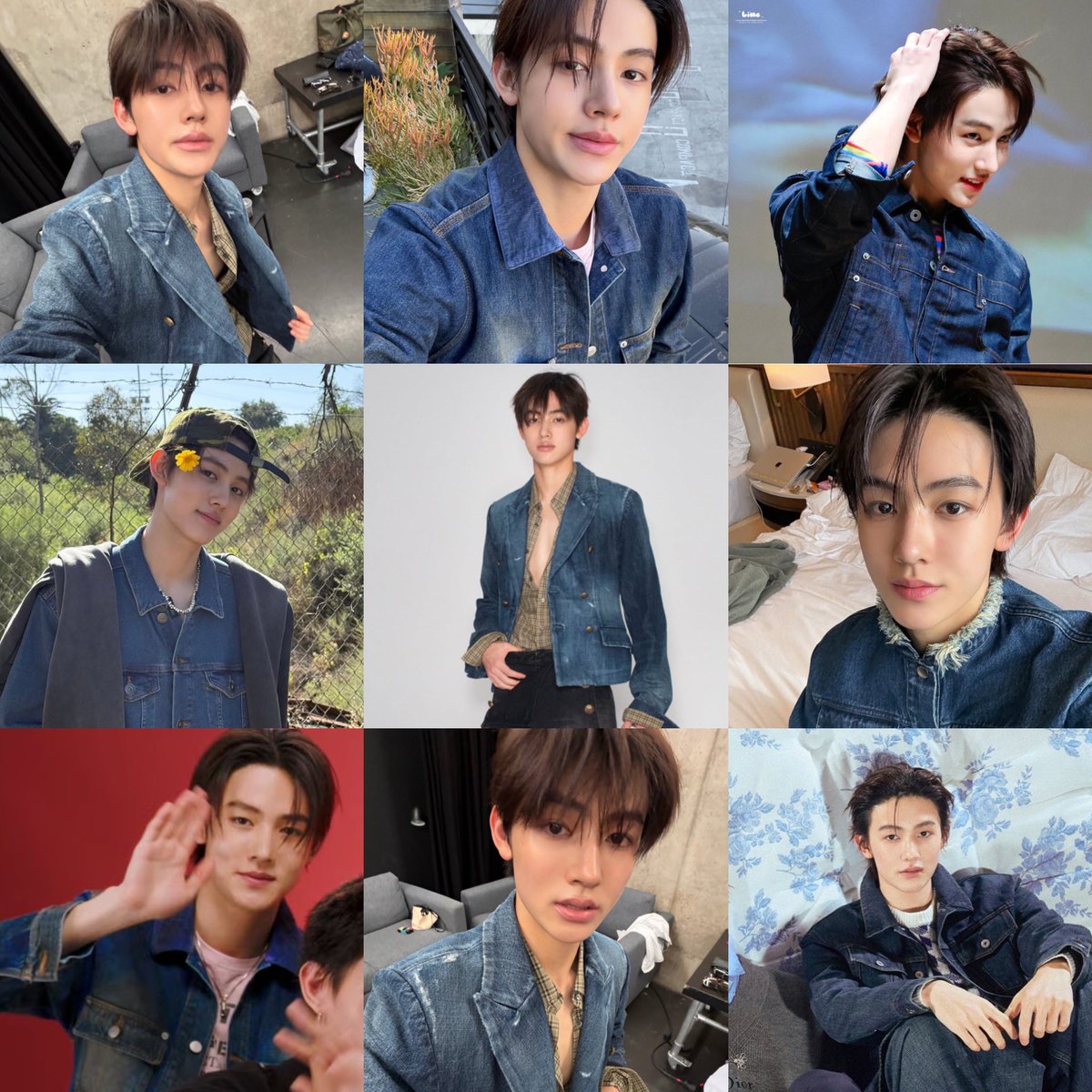 cortisbop's tweet photo. seonghyeon in blue denim > https://t.co/QykkucLuFy