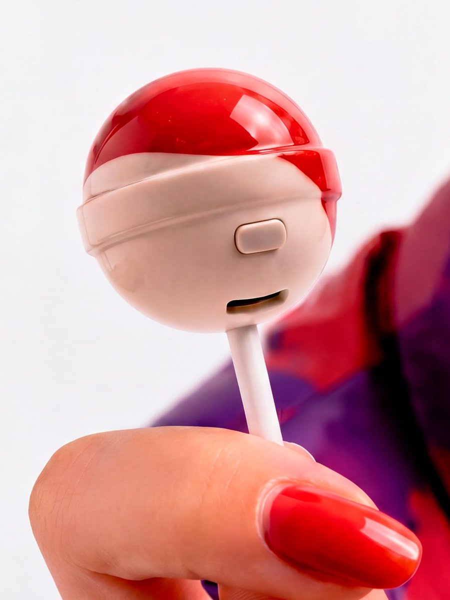 creapills's tweet photo. Chupa Chups transforme sa sucette en micro pour créateurs de contenu 🍭

La marque reprend la forme de sa célèbre sucette rouge et blanche pour en faire le Lollipop Mic, un vrai micro envoyé aux créateurs qui l'intègrent à leurs tournages.

Le résultat : un placement de produit inversé. La marque ne s'invite plus dans le contenu, elle devient l'outil qui le fabrique, et laisse ceux qui créent assurer sa diffusion.