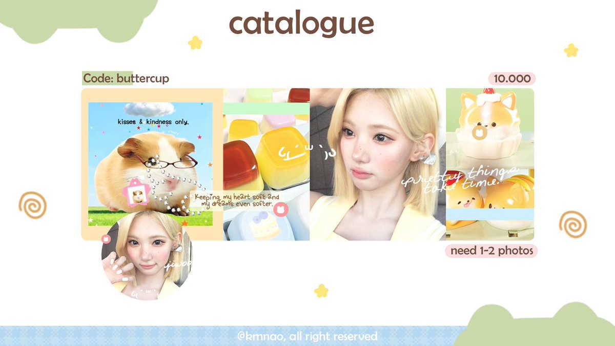 kmnao's tweet photo. any interaction will be appreciated! timakaci

halo mentemen! saatnya kenalan sama 5 katalog layout baru aku ^__ kalau ada kesamaan dengan ba lain tolong kabari aku di dm atau tele iaa! layout modelnya juga ufs dan aku open titip juga 💭

#bealanja https://t.co/eL6uOeDQsU
