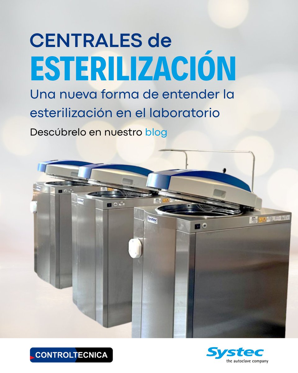 controltecnica_'s tweet photo. En nuestro último artículo explicamos por qué el #autoclave sigue siendo uno de los equipos más importantes del laboratorio y qué aspectos conviene valorar antes de elegir una solución de #esterilización.
Léelo aquí: https://t.co/Ygg8AWpv8o https://t.co/o7poZ4rsju