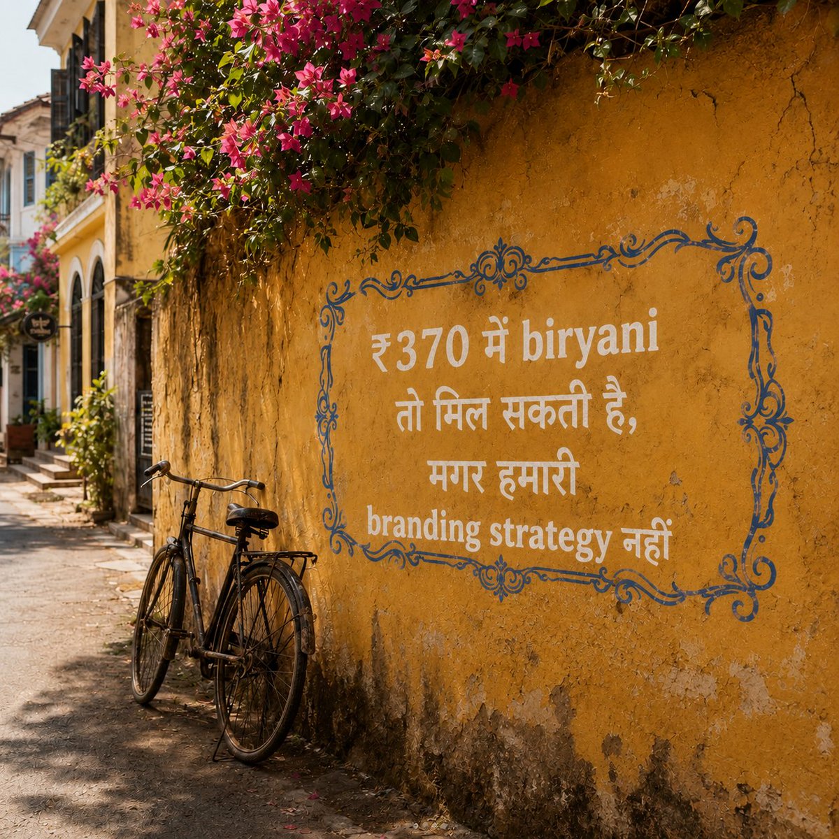 Trustlyticscons's tweet photo. Creative sirf humare captions nahi, solutions bhi hain. 😉🚀
.
.
.
#trustlyticsconsulting #businessautomation #webdev #humor #desivibes #vibrantwallart #creativeagency https://t.co/c4Otj4iJp1