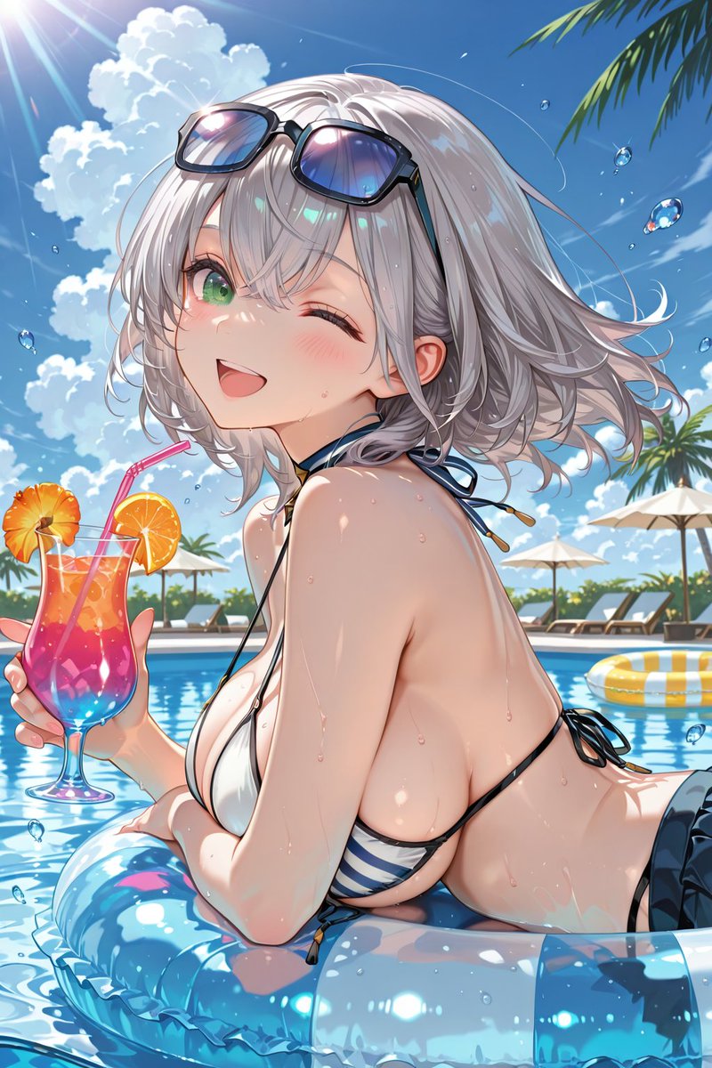 Ciels_AI's tweet photo. You've got to enjoy your vacation.

白銀ノエル（ホロライブ）
SFW https://t.co/OPFffCR3cW