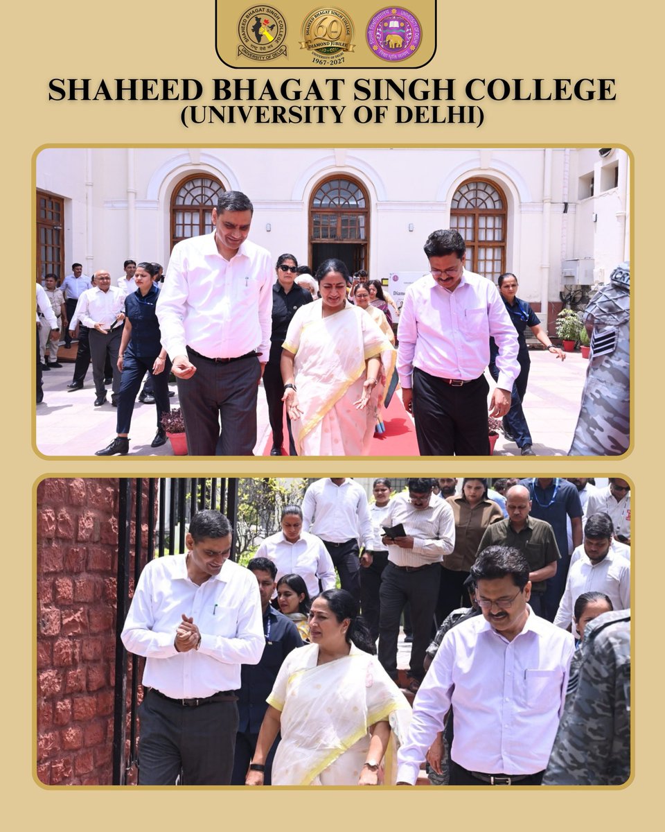 sbscduofficial's tweet photo. Shaheed Bhagat Singh College celebrated the beginning of its Diamond Jubilee year with a day filled with pride, tradition, and togetherness. As the college marks 60 years of excellence, this celebration reflects a remarkable journey of academic achievements and growth. https://t.co/aJStf6wc14