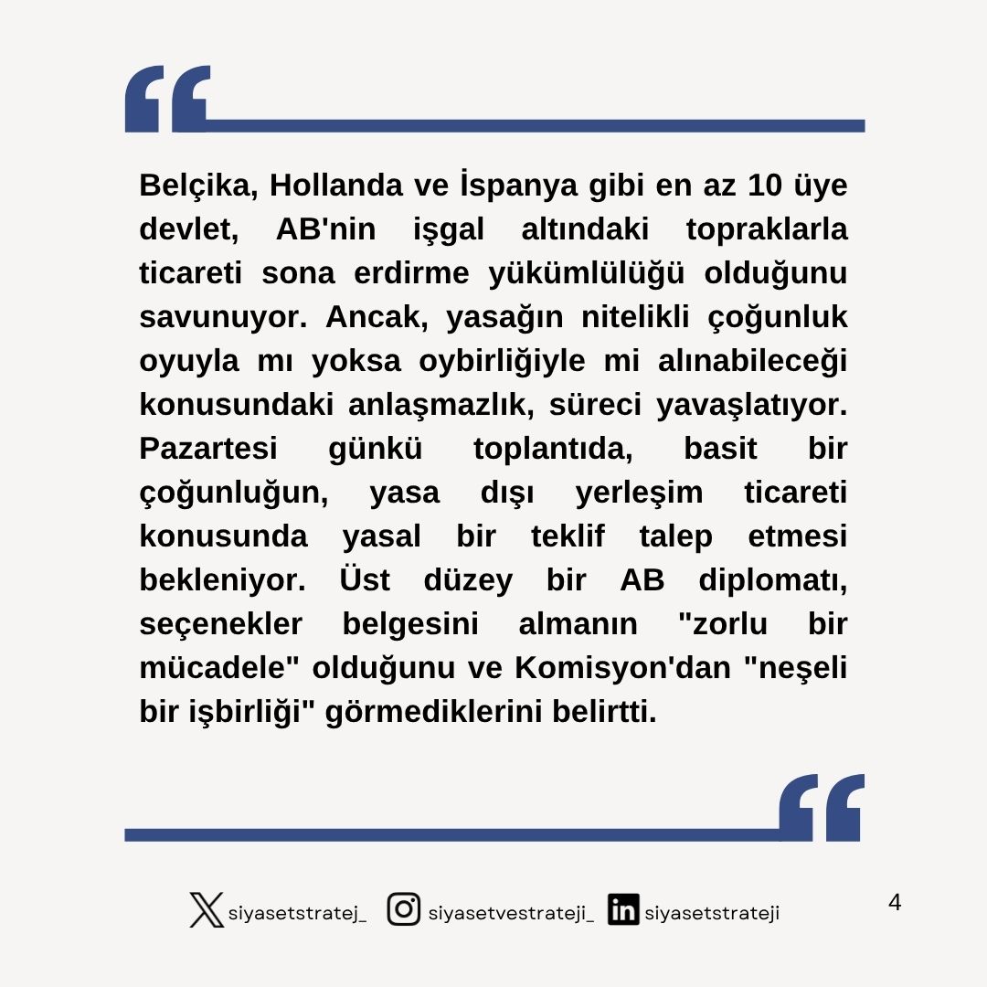 siyasetstratej_'s tweet photo. 📌📚 İsrail Yerleşim Ticareti: AB’ye Yasal Uyarı ve Gecikme Suçlaması
#ab #yasal #avrupakomisyonu #işgal #uluslararasi https://t.co/jwMxTGLGAj
