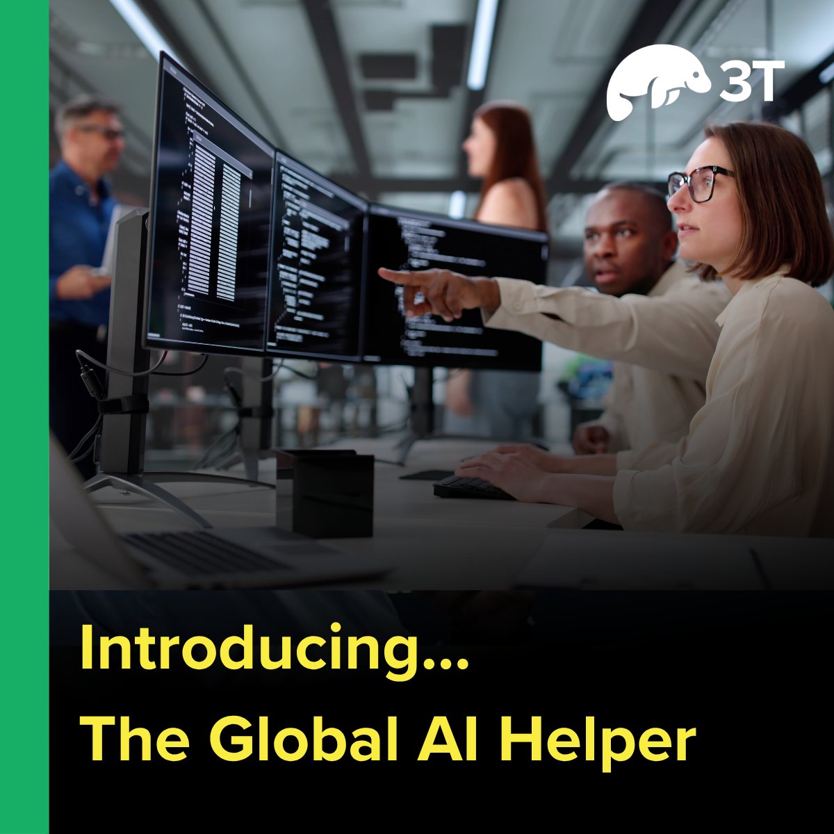 Studio3T's tweet photo. Your AI assistant just got a memory.

Global AI Helper is live in Studio 3T Desktop IDE 2026.11.0. It tracks your active tab, so you stop re-explaining schemas every time you switch views. Hit an error? Click "Ask AI helper" instead of copy-pasting logs.

Free with Professional and Ultimate licenses. Update to try it.

Learn more: https://t.co/dWhBV1IGZq