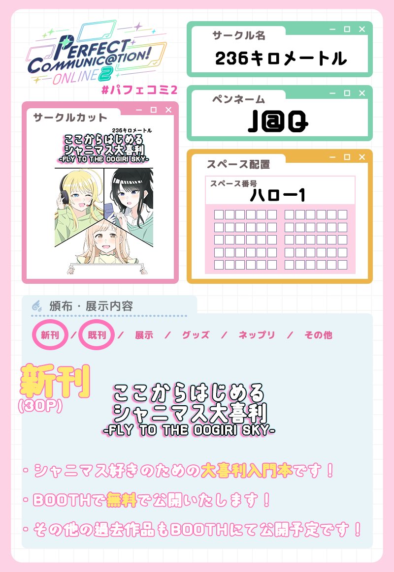 パフェコミ2 ありがとうございました！ 一般参加者としての自分は