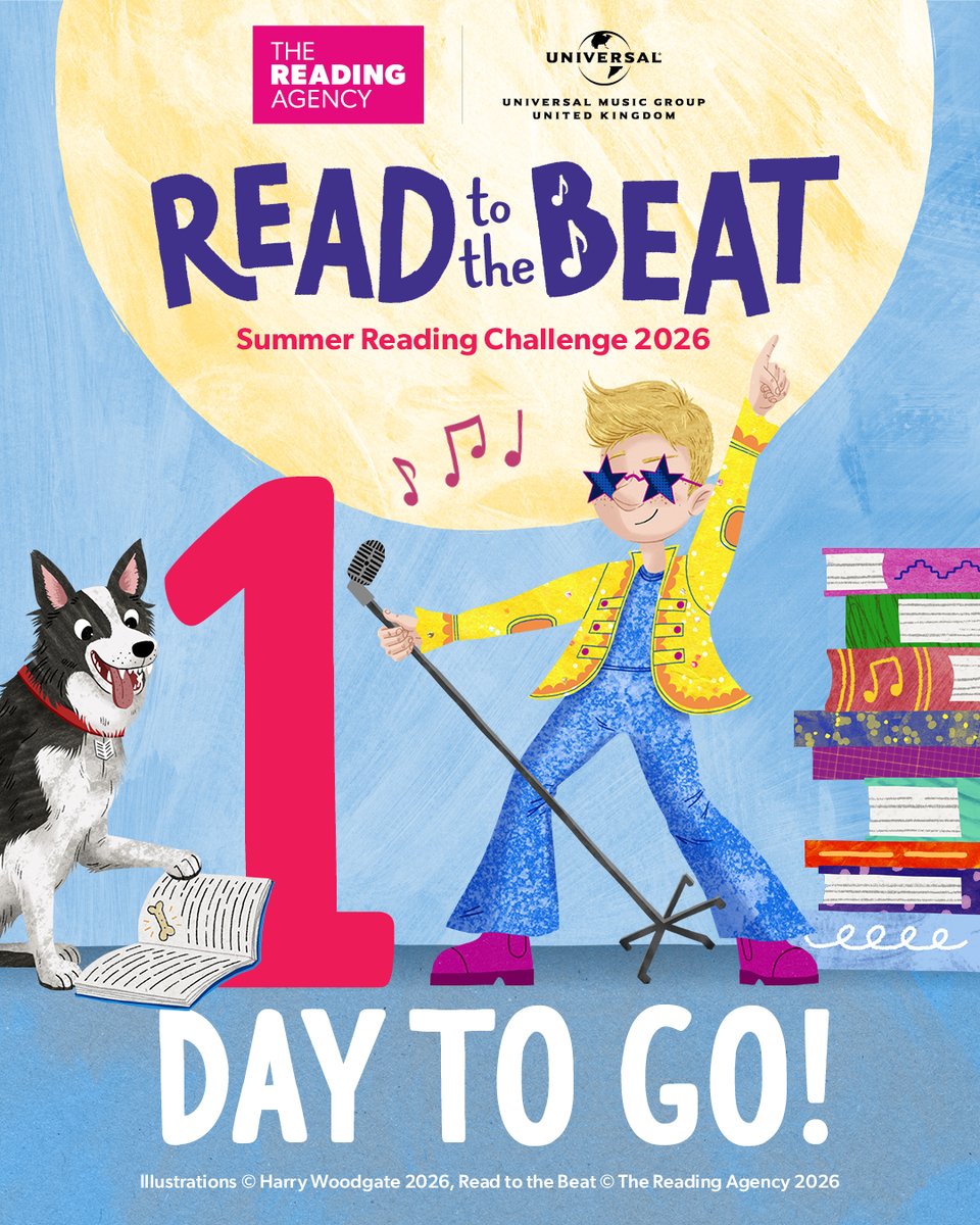 WiganLibraries's tweet photo. Tomorrow we launch the #SummerReadingChallenge2026! ๐ถ
Visit your local Wigan Borough Library to sign up for #ReadToTheBeat and enjoy a summer packed with stories, activities, and FREE books. ๐
@readingagency #NationalYearOfReading2026 #GoAllIn2026 https://t.co/4Scyhs5Tnh
