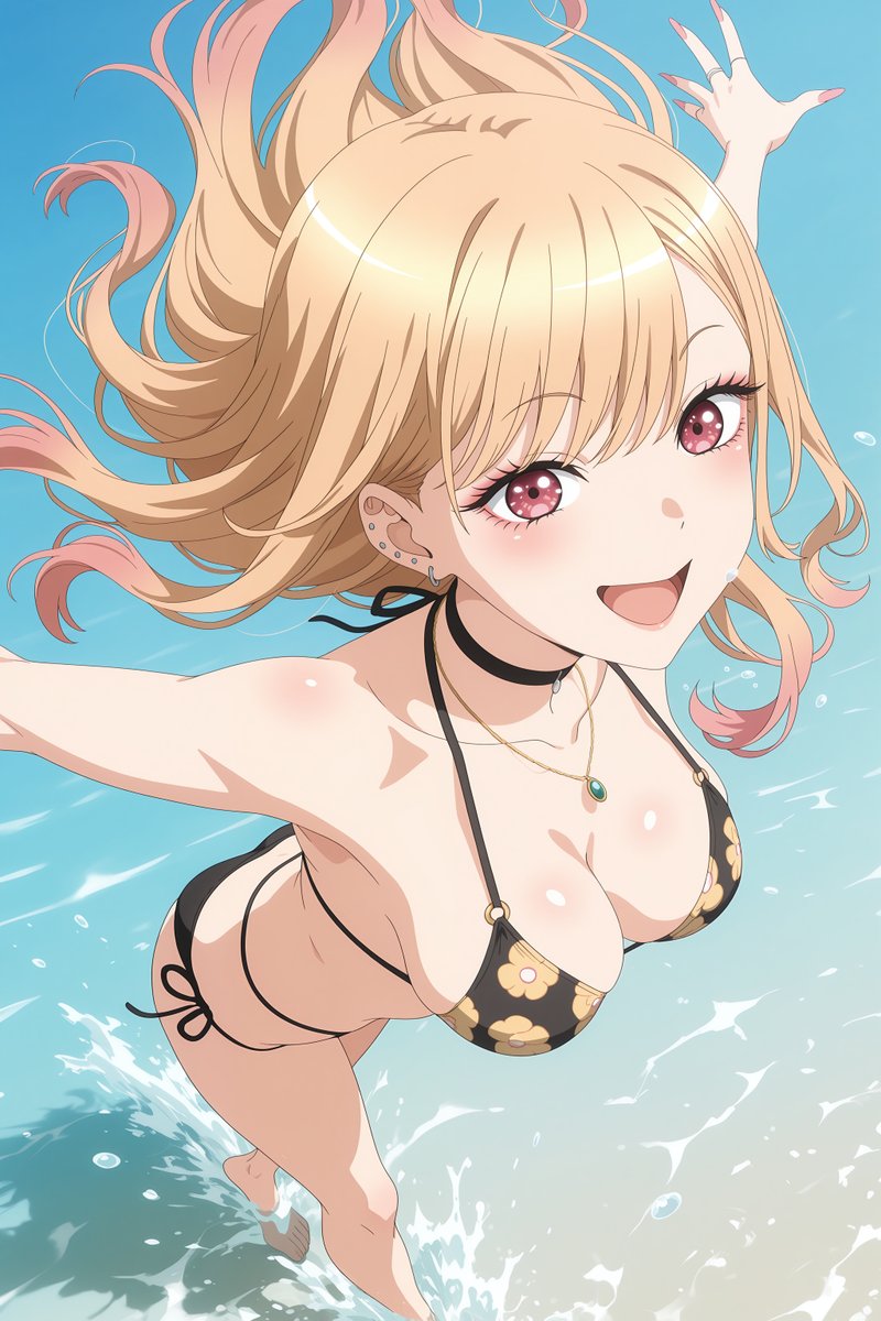 Illust_aria's tweet photo. 🌸 喜多川海夢｜Marin Kitagawa

夏と海夢🏖️✨

#AIイラスト #着せ恋 #喜多川海夢 #MarinKitagawa https://t.co/LzwYcJEbwv