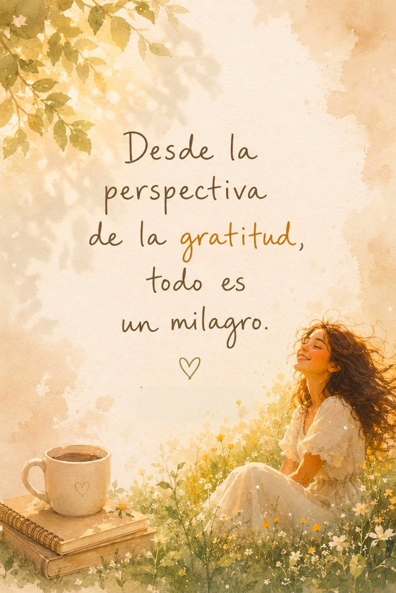 jordaninavarro's tweet photo. “La gratitud convierte lo cotidiano en maravilla.” https://t.co/QJLDbaMlCm
