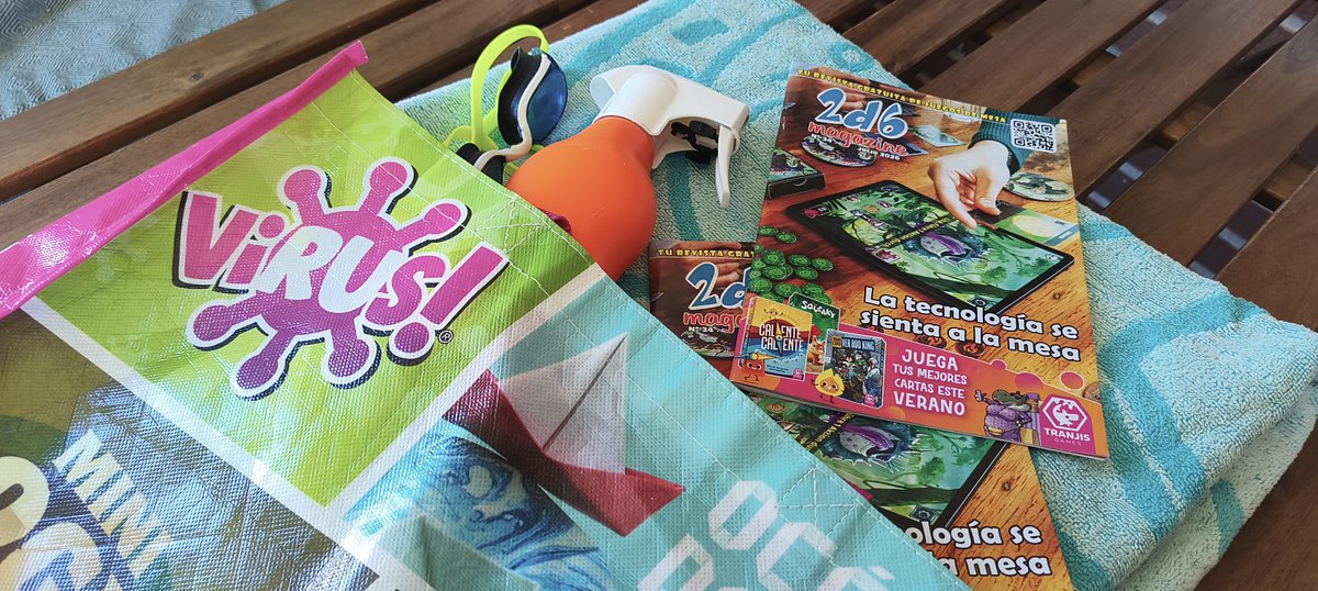 2d6Magazine's tweet photo. 📢Atención👇

Ya tenemos impreso el número de julio de la revista @2d6Magazine con reportajes, entrevistas, noticias y novedades del sector de los #juegosdemesa

¡No te olvides llevártela este #verano de #vacaciones allá donde vayas! 🌊⛱️⛰️

#revista #lectura #verano2026 https://t.co/1flBQOpjVU