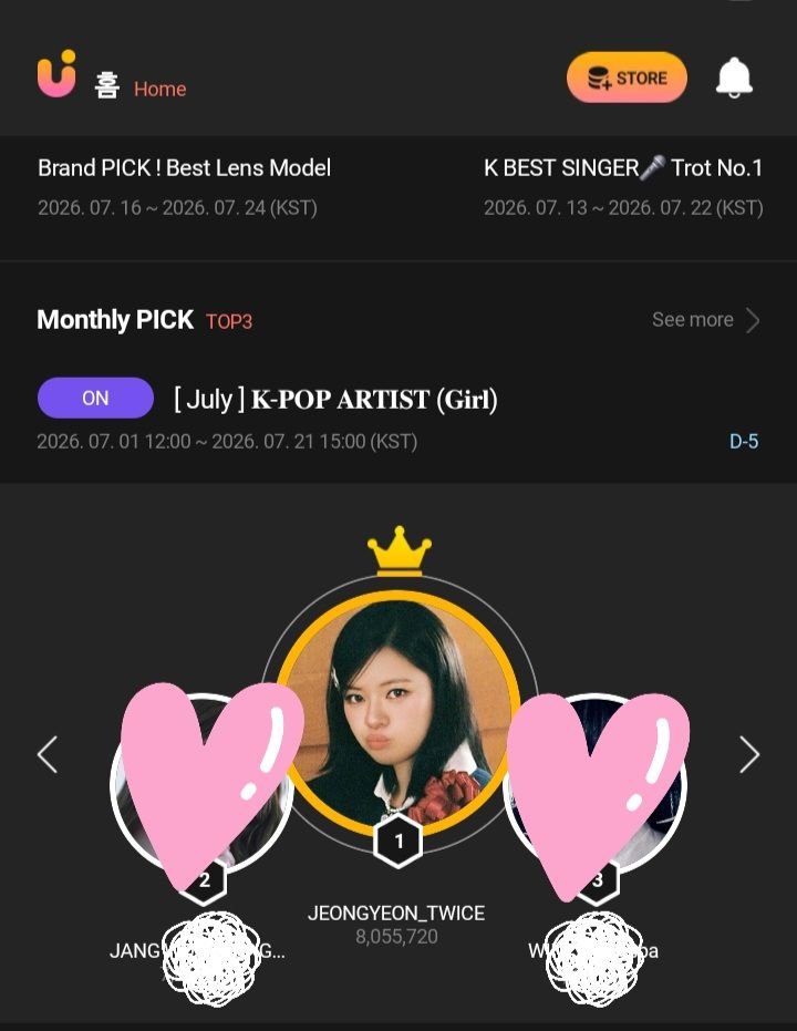 oncebase's tweet photo. [ob] aku tau kita pada galau mikirin kontrak member. Tapi bisa sisihin waktu bentar gak, buat vote Jeongyeon? Cara dapatin blue heartnya gampang, tinggal tonton Youtube aja di "store". 

Yuk, bantu Jeongyeon dapatin addsnya!!!🥰 https://t.co/4EN7M8mLao