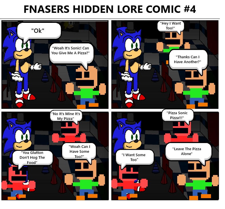 OrkowskiPawe's tweet photo. FNASERS Hidden Lore Comic #1-#4 #fnas #fnasers #fnaserscomic #fivenightsatsonics https://t.co/XUt8d76ELC