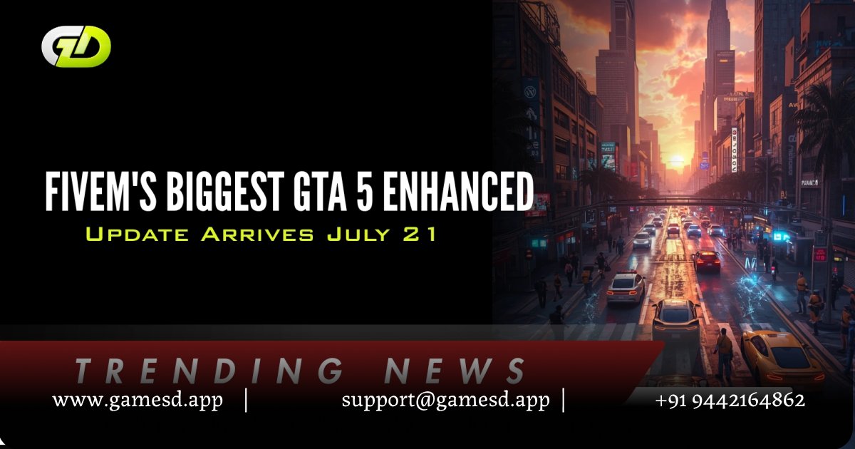 ZaraJames173805's tweet photo. FiveM is taking GTA 5 Enhanced to the next level.
With smoother multiplayer, faster networking, better server performance,
At GamesDapp,
Website: https://t.co/mAVmBvPXKA
#GameDevelopment #FiveM #GTA5 #GTARP #MultiplayerGames #OnlineGaming #GameDev #GamesDapp https://t.co/vV1CfRT5zx